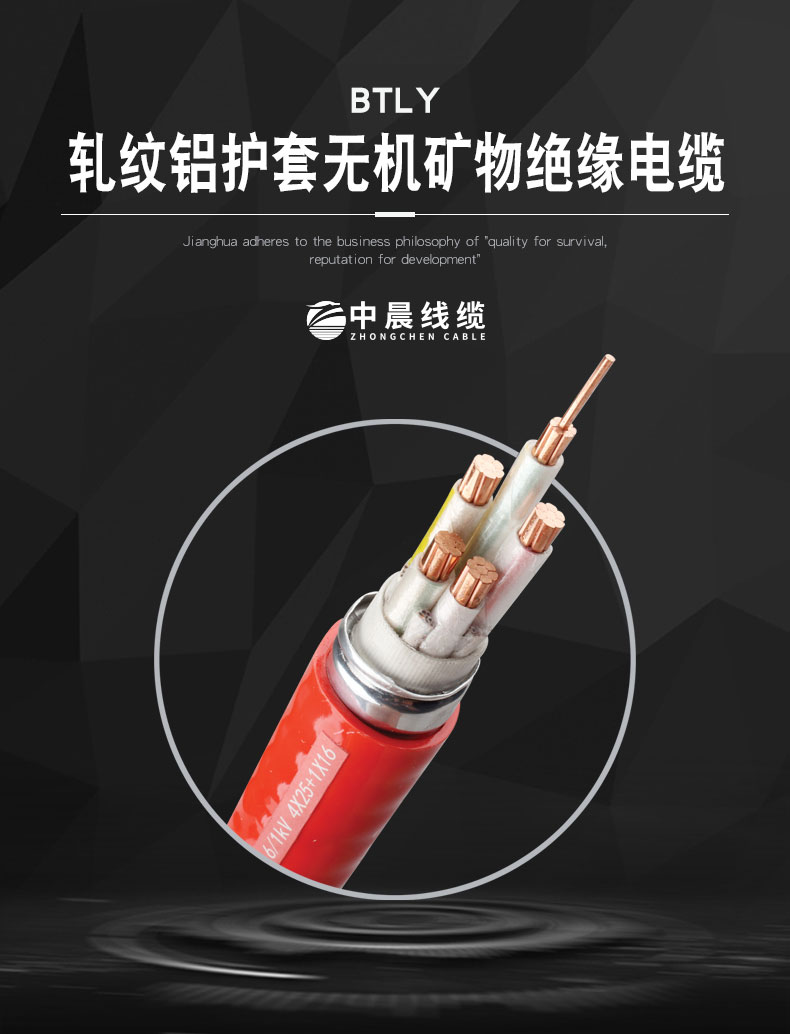 礦物質電纜-BTLY - 中晨電纜